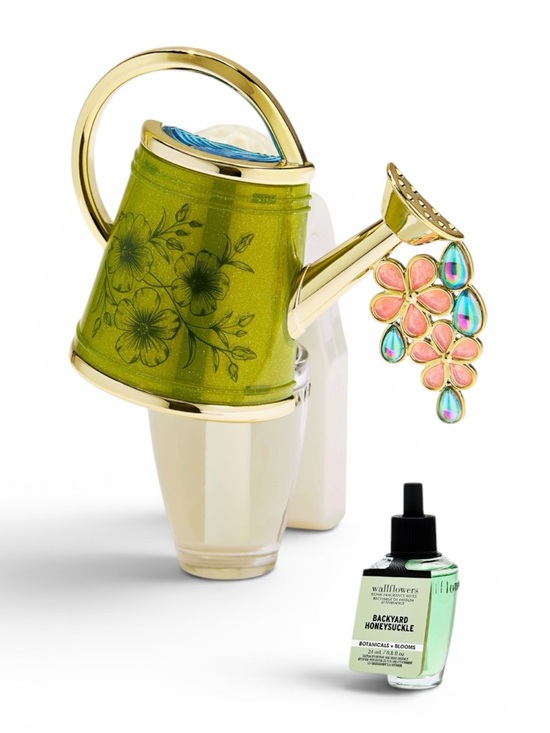 Bath & Body Works Other - Bath & Body Works WATERING CAN Nightlight Wallflower Plug Backyard Honeysuckle